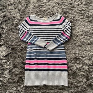 Striped sweater dress
